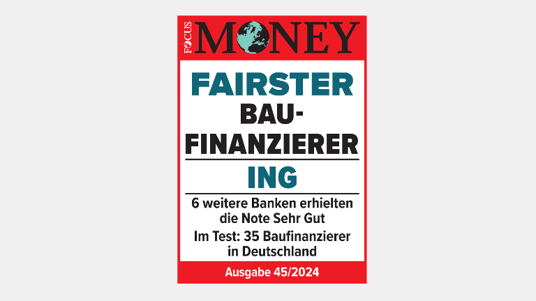 ING Baufinanzierung Vergleich