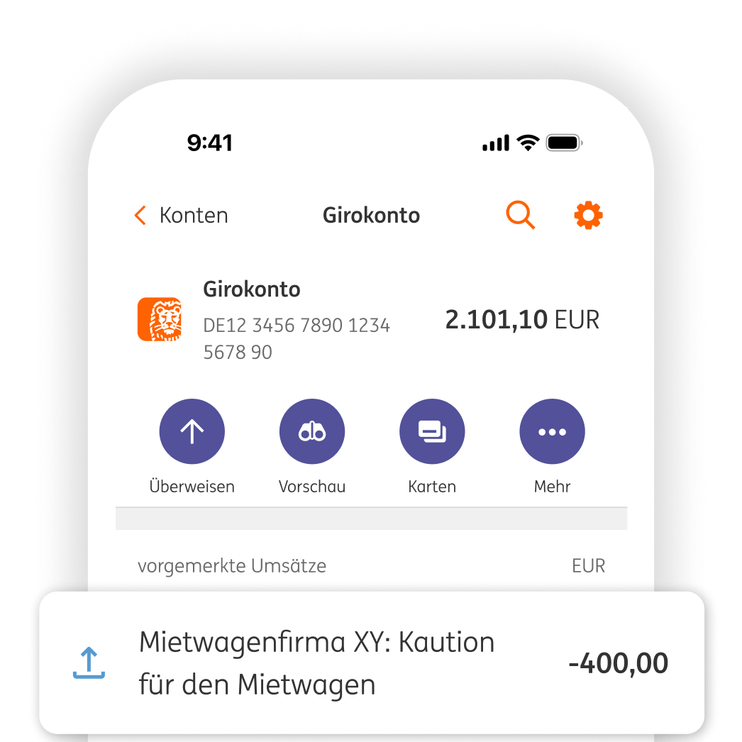 Kartenumsatz beanstanden ING